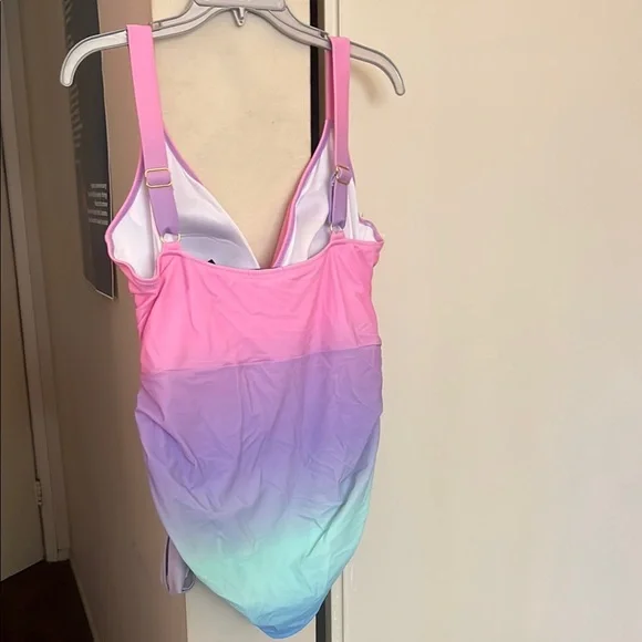 Pink Desert x Sassy Red Lipstick Collab One Piece Swimsuit - Picture 3 of 6